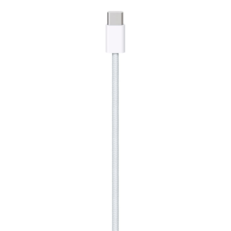 Câble De Charge Tissé Usb-C Apple 1 M Pour Tablette Et PC Portable Blanc