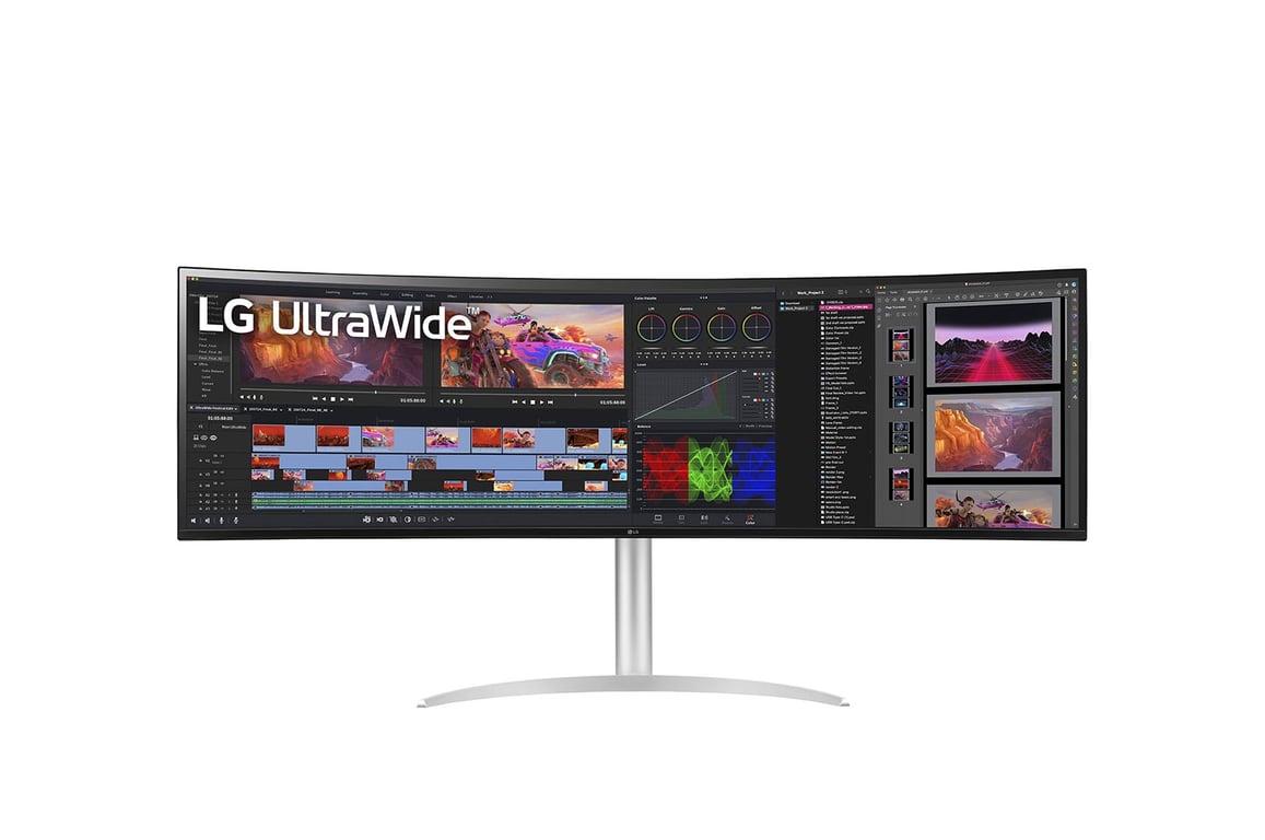 LG 49WQ95X W écran plat de PC 124 5 cm 49 5120 x 1440 pixels UltraWide Dual Quad HD Neuf