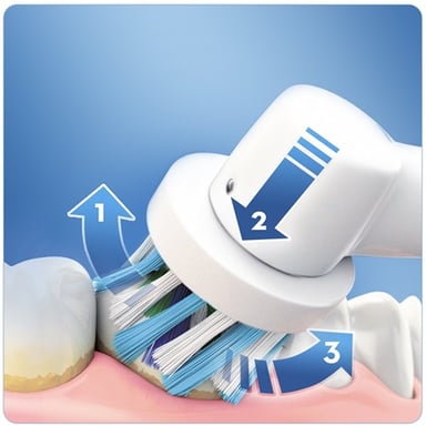Spazzolino rotante oscillante per adulti Oral-B SmartSeries Smart 4 4100S Bianco
