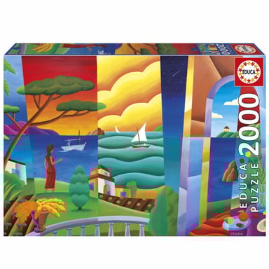 Puzzle - EDUCA - Philip Stanton, Penelope Attend - 2000 pieces - 96x68 cm - Pour adultes