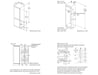 Réfrigérateurs combinés 266L Froid Statique BOSCH 55.8cm E, KIS86AFE0