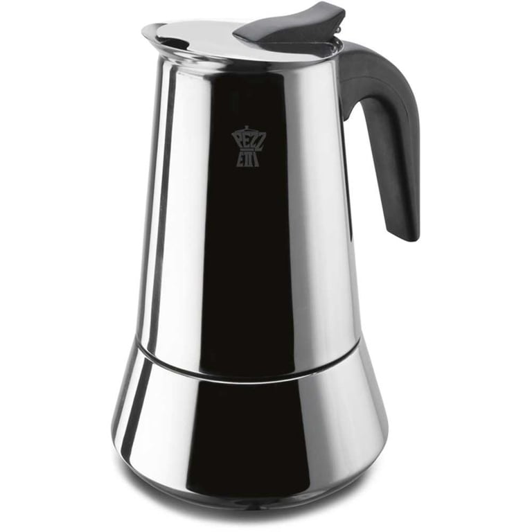 Cafetière italienne PEZZETTI STEELEXPRESS Acier inoxydable 10 tasses Tous feux dont induction - vue 8