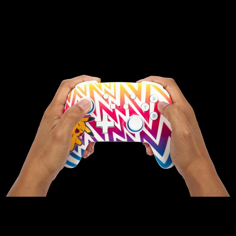 PowerA Manette sans Fil améliorée pour Nintendo Switch modèle OLED et Switch Lite Accessoire de Jeu Manette de Jeu Manette Gaming Manette Bluetooth sous Licence Officielle Pokemon: Pikachu - vue 2