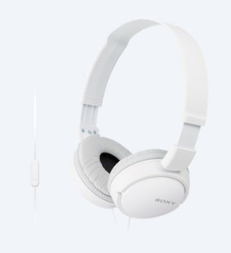 Sony MDR-ZX110AP Casque Avec fil Arceau Appels/Musique Blanc