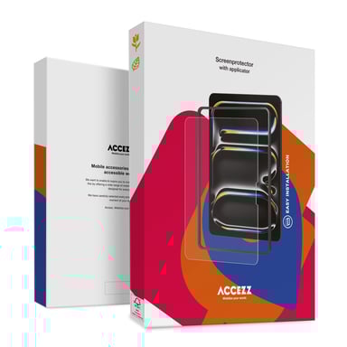 Accezz Protection d'écran en verre trempé avec applicateur pour Apple iPad Air 11 pouces (2025) M3 / (2024) M2