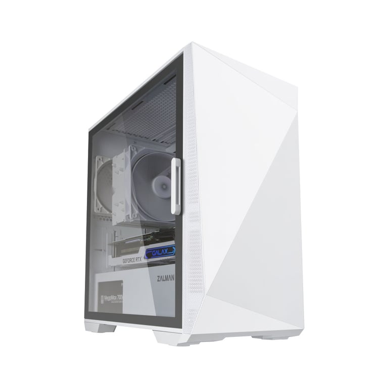 Boitier PC Mini Tour Micro ATX Zalman Z1 Iceberg avec panneau vitré - vue 2