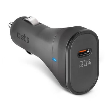 SBS TECRPD65W chargeur d'appareils mobiles Téléphone portable, Smartphone, Tablette Noir Allume-cigare Charge rapide Auto