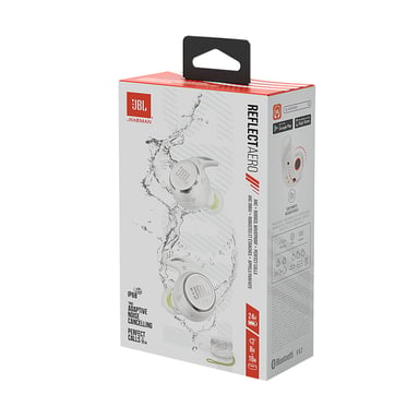 JBL Reflect Aero Cuffie True Wireless Stereo (TWS) Auricolari per chiamate/musica/sport/ogni giorno USB Type-C Bluetooth Bianco