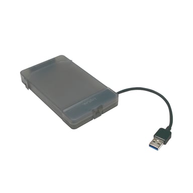 LogiLink AU0037 Boîtier de disques de stockage Boîtier disque dur/SSD Gris 2.5''