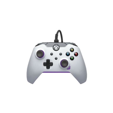 Manette filaire Pdp pour Xbox et PC Blanc et violet