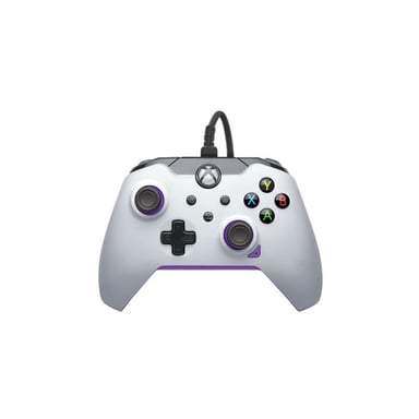 Mando con cable Pdp para Xbox y PC Blanco y morado