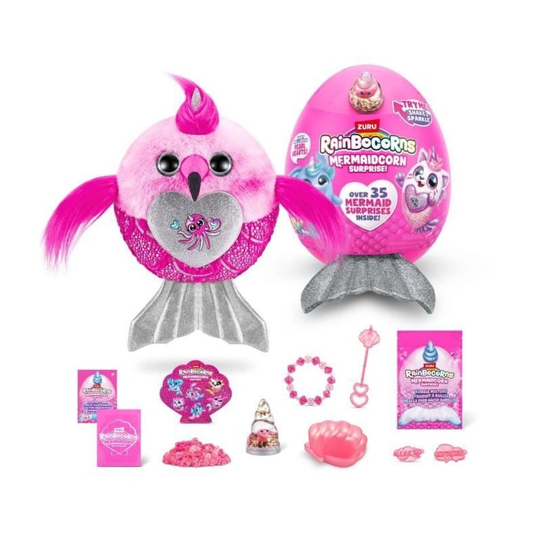 Peluches surprises ZURU Mermaidcorn Surprise S7 35 surprises Queue brillante Oeuf à éclore - vue 3