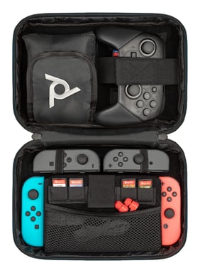 PDP Commuter: GLOW Mario Kart Drift Funda robusta Nintendo Negra, Azul, Gris