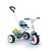 Tricycle Smoby Be Move Bleu avec Canne et Roues Silencieuses