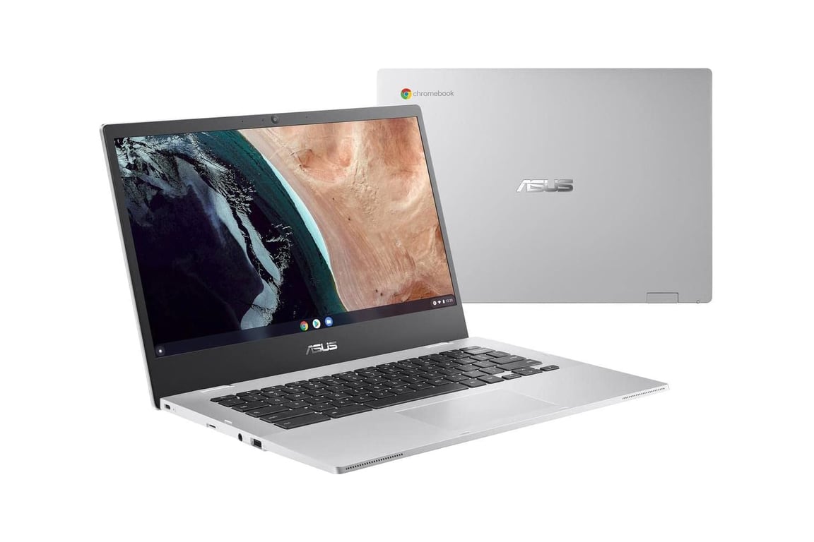 Chromebook  Intel Celeron N4500, 1.1 GHz, 128 Go, 8 Go, Intel UHD Graphics, Argenté - AZERTY - Excellent état Comme neuf - Asus reconditionné disponible sur Pixmania