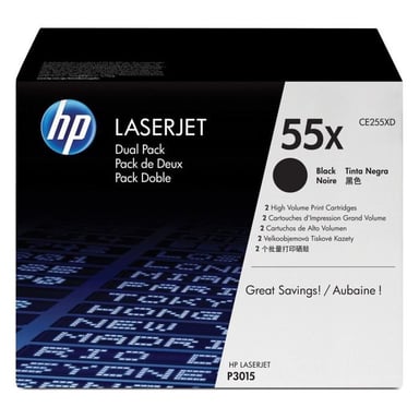 HP 55X BLACK DUAL PACK
