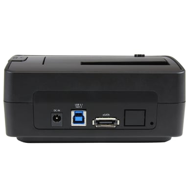StarTech.com Docking Station USB 3.1 (10Gbps) / eSATA a SATA III de 1 Bahía para Discos Duros y SSDs de 2,5/3,5'' - con Bahía de Carga Superior