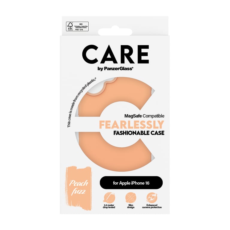 PanzerGlass Coque Fashion iPhone 16 - vue 3