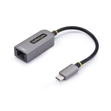 StarTech.com Adaptateur 2.5GbE USB-C vers Ethernet, NBASE-T NIC, USB 3.0 Type-C 2.5/1G Réseau Multi Speed, Compatible Thunderbolt, Windows & Mac - Neuf