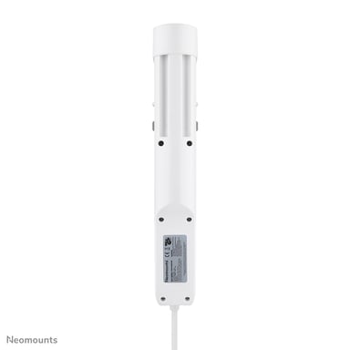 Neomounts BY NEWSTAR VOLT Desk Clamp socket with Quick-charge USB Ports (clamp 0-50mm), 3x type-F 230V, 1x USB-A 18W, 2x USB-C 20W - Neuf Blanc - vue 3