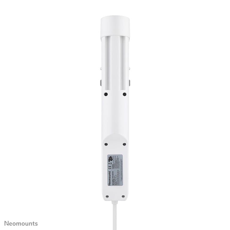 Neomounts BY NEWSTAR VOLT Desk Clamp socket with Quick-charge USB Ports (clamp 0-50mm), 3x type-F 230V, 1x USB-A 18W, 2x USB-C 20W - Neuf Blanc - vue 3