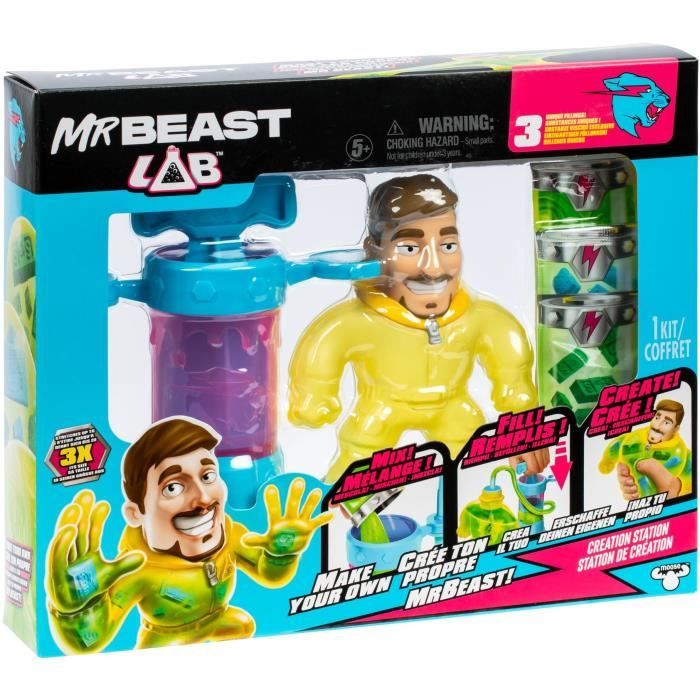 Kit de création MRBEAST LAB Heroes of Goo Jit Zu Pompe incluse Figurine personnalisable Accessoires fournis - vue 3