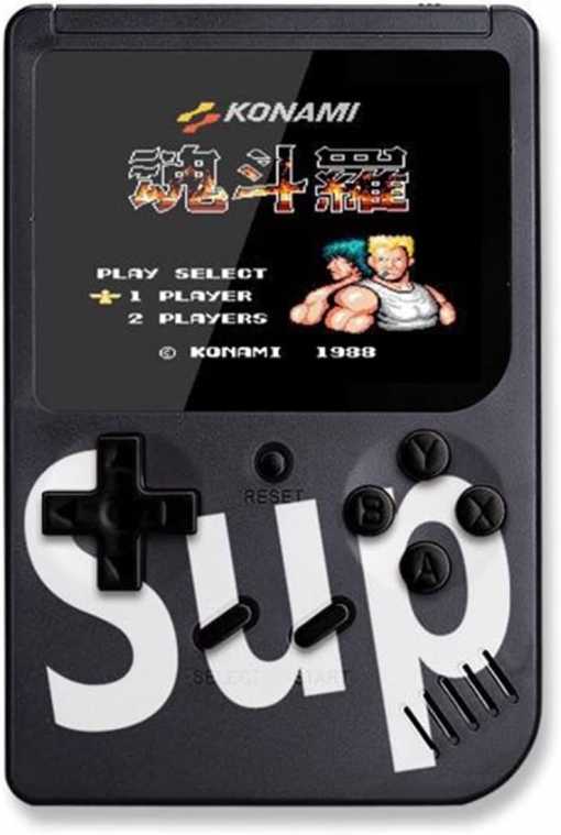 SMTK Mini Retro Console Affichage intégré 400 jeux Bleu - Smartek