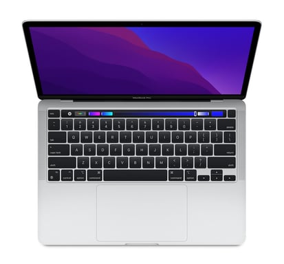 MacBook Pro M1 (2020) 13', 256 Go 8 cœurs 16 Go Apple GPU 8, Argent - AZERTY