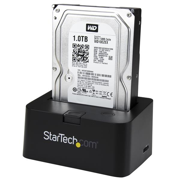 StarTech.com Station d'accueil USB 3.0 / eSATA externe pour disque dur SATA  III 6 Gb/s de 2,5"/3,5" avec UASP et ventilateur - Startech