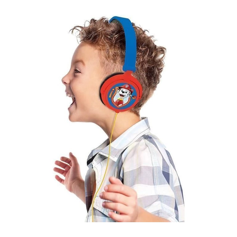 Casque stéréo filaire pliable Pat' Patrouille pour enfants avec limitation de volume d'écoute LEXIBOOK - vue 2