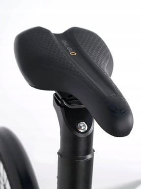 Bicicleta eléctrica plegable Onemile E2, 250W, 36V 10Ah, 25 km/h, negra.