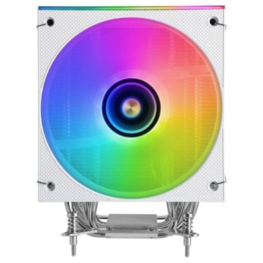 Mars Gaming Mcpu-lcd Dissipatore Cpu 300w Tdp 6x Heatpipes Ventola Argb 120mm Schermo Lcd Bianco