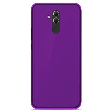 Coque silicone unie compatible Givré Violet Huawei Mate 20 Lite