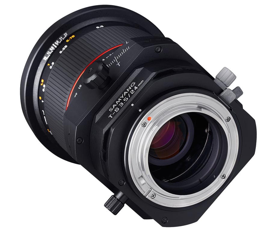 Samyang TiltShift 24mm f3.5 ED AS UMS Nikon AE SLR Objectif large Neuf - vue 3
