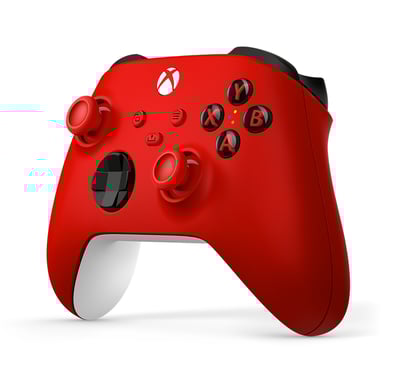 Mando Inalámbrico Xbox Series Nueva Generación - Voltio Eléctrico - Amarillo - Xbox Series / Xbox One / PC Windows 10 - Rojo
