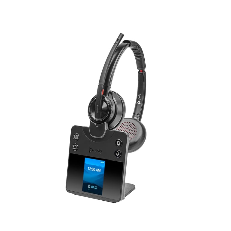Poly Savi 8420 Office Savi 8400 series micro casque sur oreille DECT / Bluetooth sans fil Suppresseur de bruit actif - vue 3