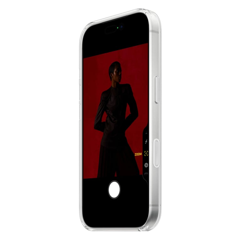 Apple Clear Case with MagSafe iPhone 17 Pro Max Blanc - vue 5