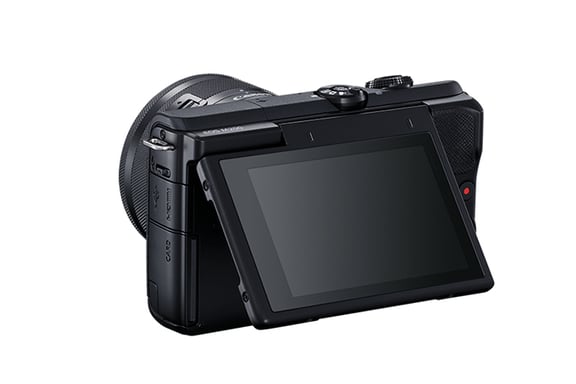 Canon EOS M200 + EF-M 15-45mm f/3.5-6.3 IS STM MILC 24,1 MP CMOS 6000 x 4000 Pixeles Negro