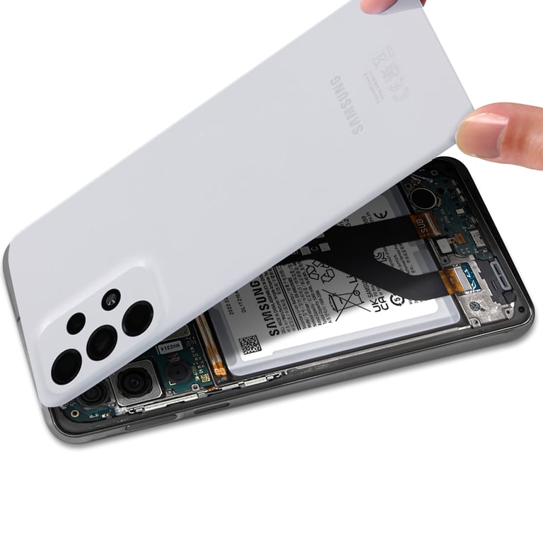 Cache Batterie Samsung Galaxy A33 5G Originale Samsung avec lentille Neuf - vue 3