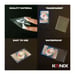 Protege-cartes - KONIX - Standard Sleeves - 100 pochettes - Compatible Magic The Gathering, Pokémon - Transparent