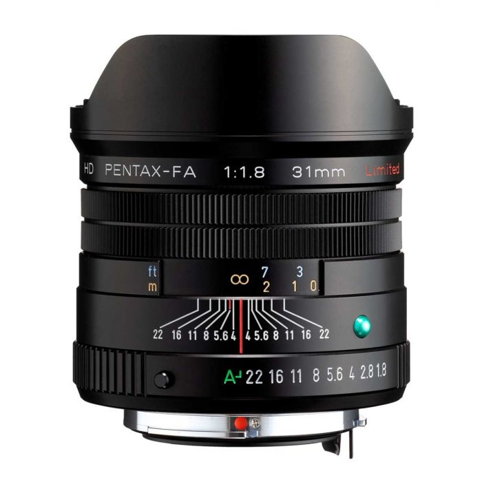 Objectif reflex Pentax HD FA 31mm f1 8 ED Limited - vue 2