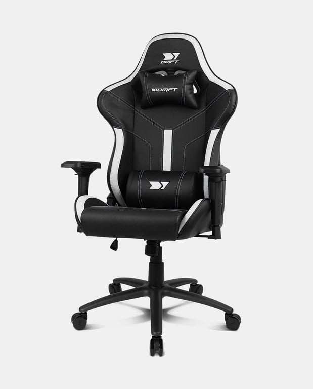 DRIFT DR350 Fauteuil de gaming Siège rembourré Noir, Blanc - Neuf