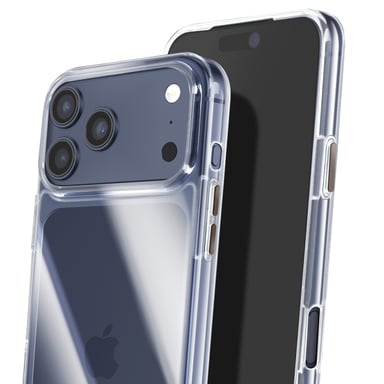 Enviro Funda para la serie Essential del iPhone 17 Pro con bordes elevados Transparente