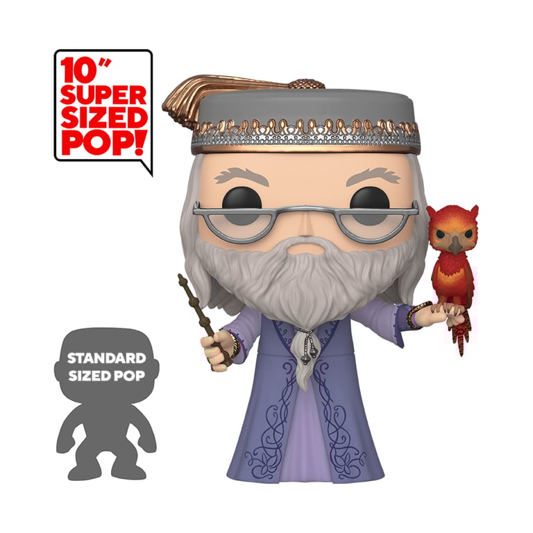 Figurine Funko Pop! HP: Harry Potter 10 Dumbledore wFawkes - vue 2