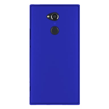 Coque silicone unie compatible Givré Bleu Sony Xperia XA2 Ultra
