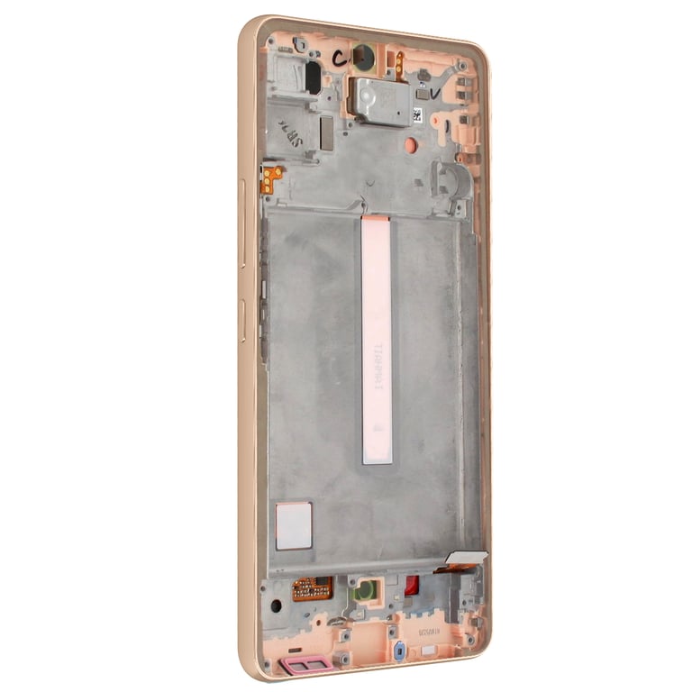 Écran Complet pour Samsung Galaxy A53 5G avec Vitre Tactile et Châssis Rose champagne - Neuf