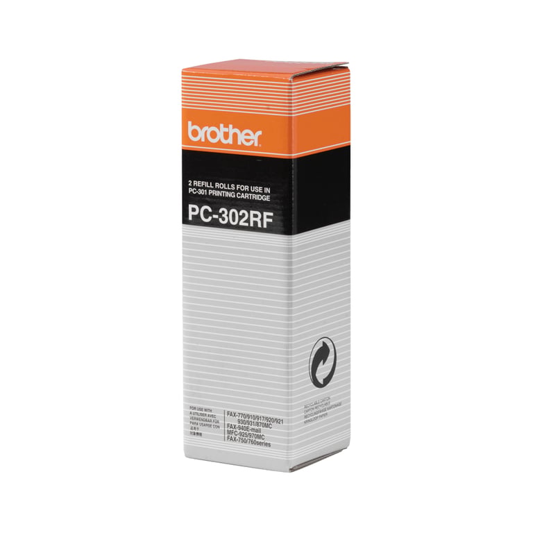 Brother PC302RF 2 ruban d'impression pour Brother MFC 970 FAX 920 921 930 945 985 IntelliFAX 750 770 775 870 875 885 - vue 3