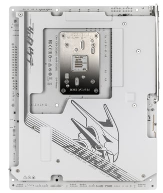 GIGABYTE X870E AORUS MASTER X3D ICE Placa Base – Compatible con procesadores AMD Ryzen 9000, VRM digital de 18+2+2 fases, hasta 9000 Hz DDR5 (OC), 2 x PCIe 5.0 + 3 x PCIe 4.0, Wi-Fi 7, LAN 10 GbE, USB 4