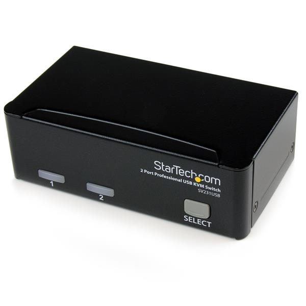 StarTech.com KVM switch écran clavier 2 ports VGA USB 2.0 - vue 2