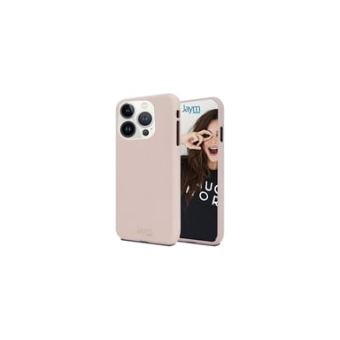JAYM - Coque Silicone Soft Feeling Rose Sable pour Apple iPhone 14 - Finition Silicone - Toucher Ultra Doux